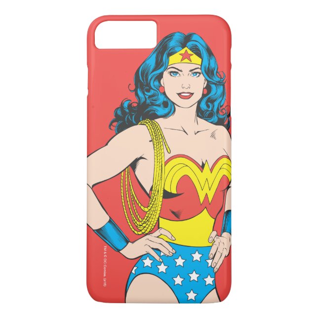 Wonder Woman | Vintage Pose mit Lasso Case-Mate iPhone Hülle (Rückseite)