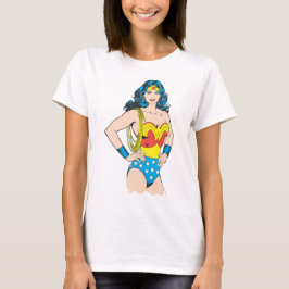 Wonder Woman | Vintage Pose mit Lasso T-Shirt