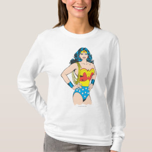 Wonder Woman Vintage Pose mit Lasso T-Shirt