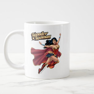Wonder Woman Wearing Cape Jumbo-Tasse