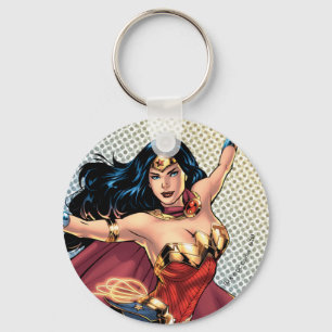 Wonder Woman Wearing Cape Schlüsselanhänger