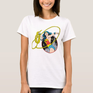 Wonder Woman with City Background T-Shirt