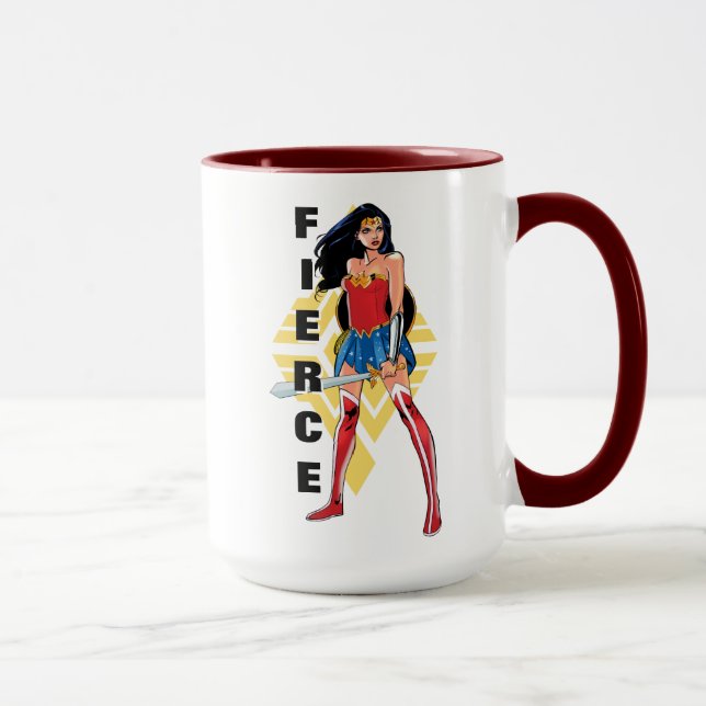 Wonder Woman with Sword - Fierce Tasse (Rechts)