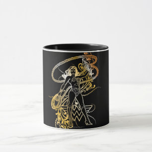 Wonder Woman Yellow Fade Tasse