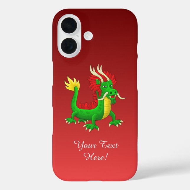 Wonderful Chinese Dragon Case-Mate iPhone Hülle (Rückseite)