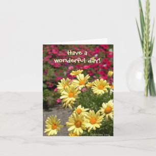 Wonderful Day! Karte