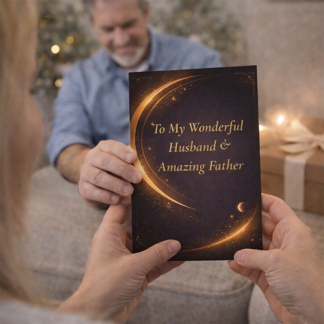 Wonderful Husband Amazing Father Father’s Day Card Karte (Von Creator hochgeladen)