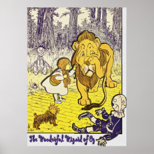 Wonderful Wizard of Oz 1. Auflage Poster