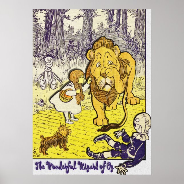 Wonderful Wizard of Oz 1. Auflage Poster (Vorne)