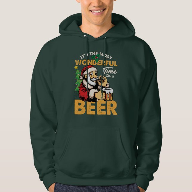 Wonderfull Time For A Beer Hoodie (Vorderseite)