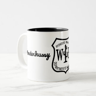 Wonderhussy Adventures B&W Wüste Abzeichen Zweifarbige Tasse