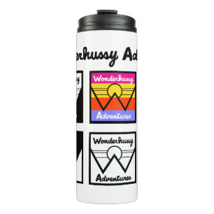 Wonderhussy Adventures Logos Thermosbecher