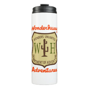 Wonderhussy Adventures Offiziell Wüste Abzeichen Thermosbecher