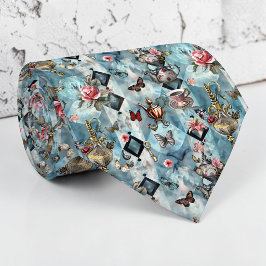 Wonderland Classic Pattern Necktie Tie Krawatte