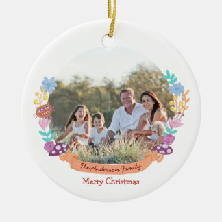 Wonderland Dreamer Blumenkranz Keramik Ornament