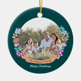 Wonderland Dreamer Blumenstrauß_grün Keramik Ornament