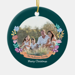 Wonderland Dreamer Blumenstrauß_grün Keramik Ornament