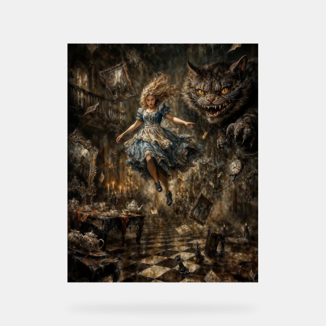 Wonderland Fall Acrylschild (Vorderseite)