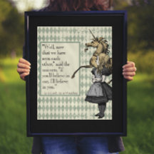 Wonderland Ich glaube an euch Einhorn-Zitat