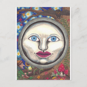 Wonderland Moon Postkarte