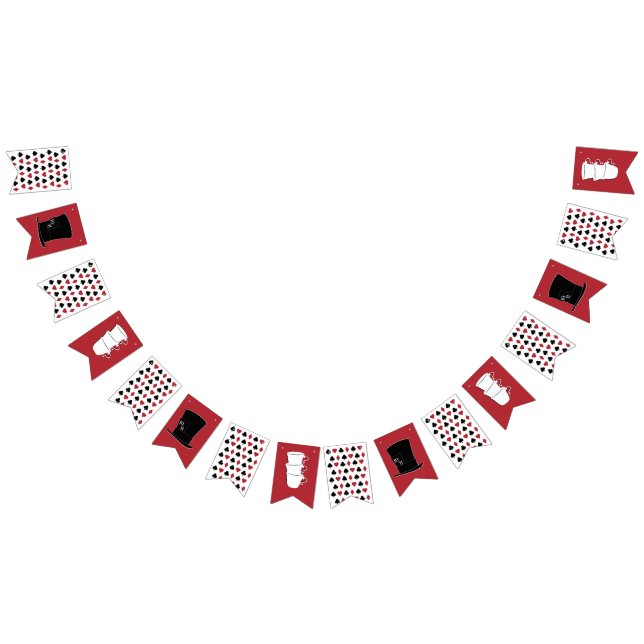 Wonderland Party Flags Wimpelkette (Alle)