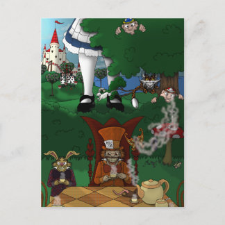 Wonderland Postcard Postkarte