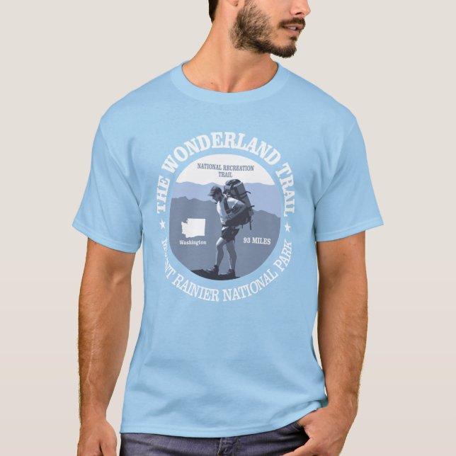 Wonderland Trail (rd) T-Shirt (Vorderseite)