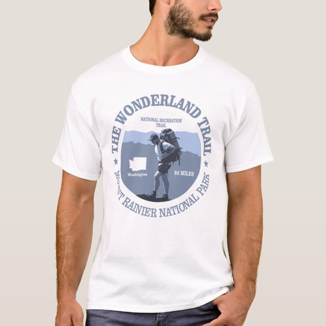 Wonderland Trail (rd) T-Shirt (Vorderseite)