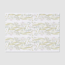 Wonderland Watercolor Floral Rustikale Hochzeit Seidenpapier