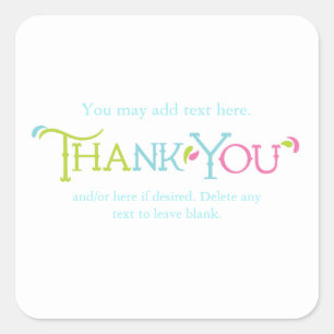 Wonderland Whimsical Colorful Party Sticker