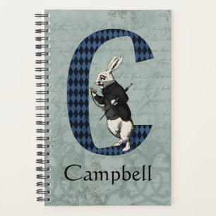 Wonderland White Rabbit Letter C  Planer