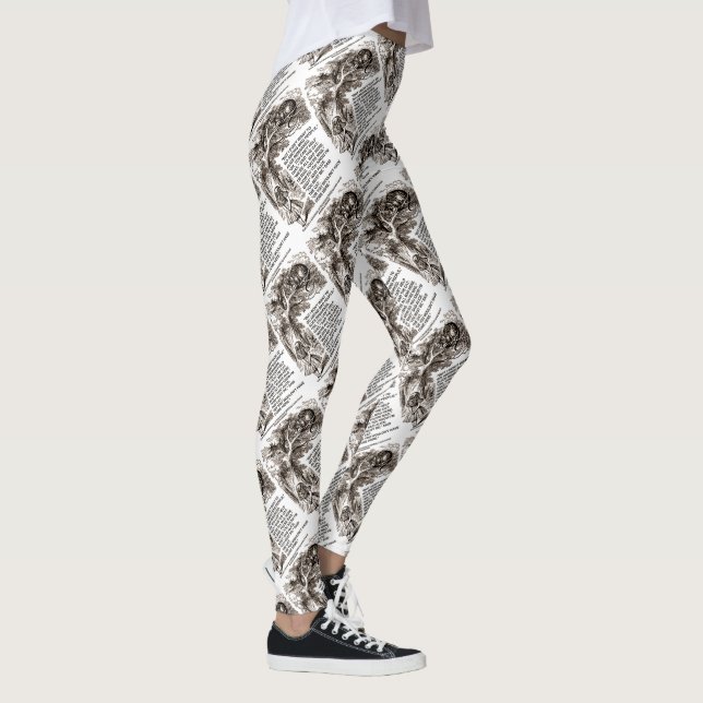 Wonderland Will nicht, unter den Menschen zu gehen Leggings (Rechts)
