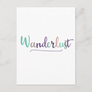 Wonderlust Postkarte