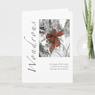 Wondrous Christmas Feiertagskarte