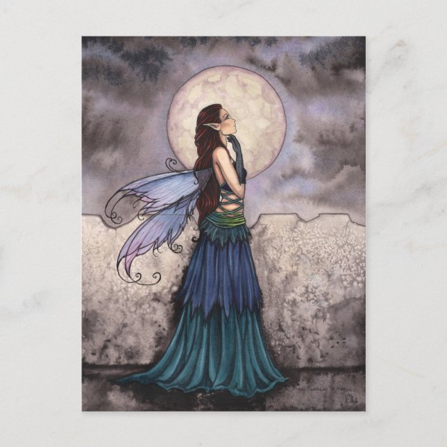 Wondrous Fairy Art Postcard Postkarte (Vorderseite)
