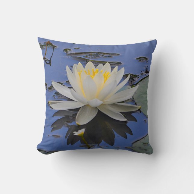 Wondrous Water Lily Kissen (Vorderseite)