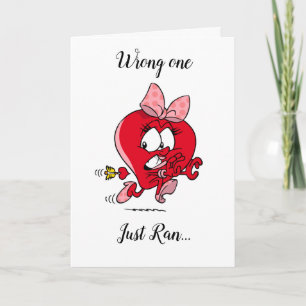 Wong eins nur Ran Valentine's Grußkarte. Feiertagskarte