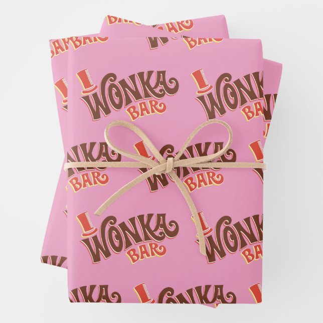Wonka-Bar-Logo Geschenkpapier Set (Beispiel)