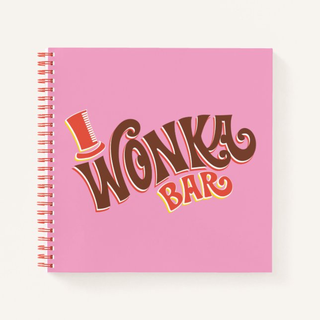 Wonka-Bar-Logo Notizbuch (Vorderseite)