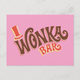 Wonka-Bar-Logo Postkarte
