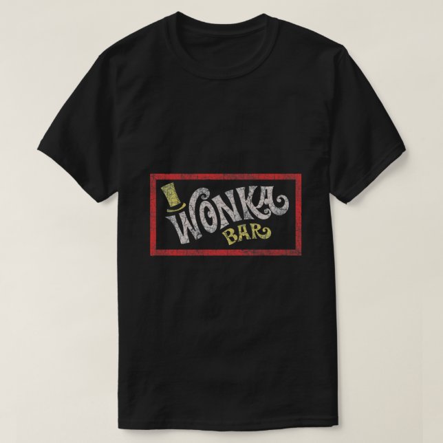 Wonka Bar (Willy Wonka &amp; die Schokoladenfabrik T-Shirt (Design vorne)