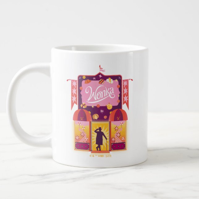 Wonka Candy Store Grafik Jumbo-Tasse (Links)