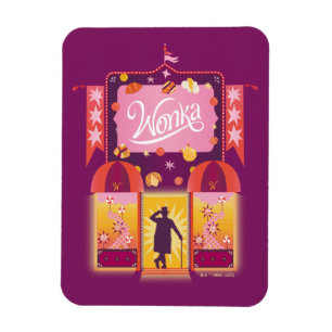 Wonka Candy Store Grafik Magnet