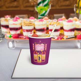 Wonka Candy Store Grafik Pappbecher
