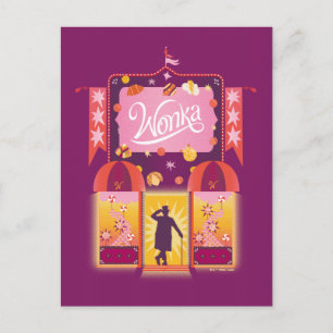 Wonka Candy Store Grafik Postkarte
