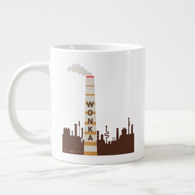 Wonka Factory Silhouette Jumbo-Tasse (Links)