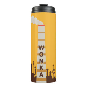 Wonka Factory Silhouette Thermosbecher
