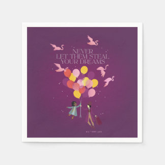 Wonka "Lass ihnen nie deine Träume!" Serviette