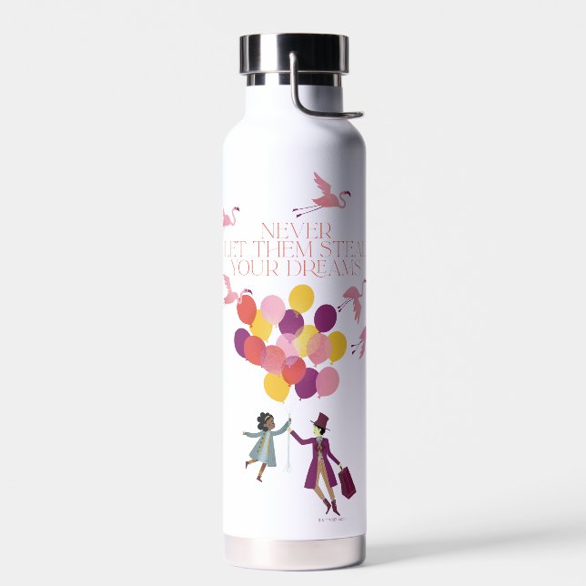 Wonka "Lass ihnen nie deine Träume!" Trinkflasche (Links)