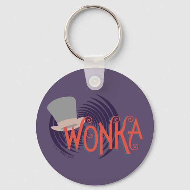 Wonka Spiral Logo Schlüsselanhänger (Vorderseite)